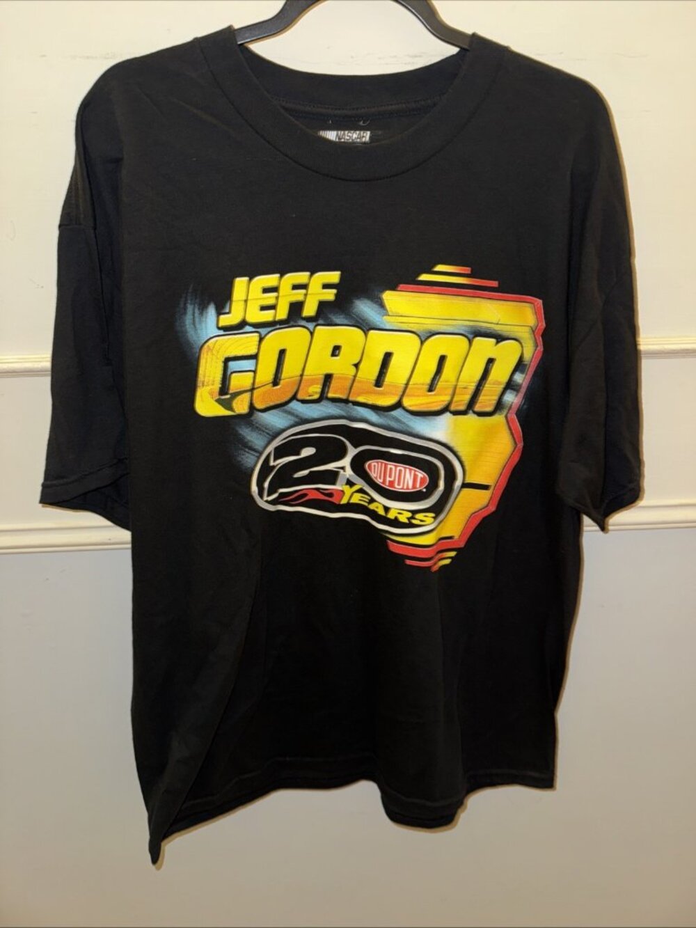 2012 Jeff Gordon DuPont #24 Nascar Chase Sprint Cup Mens XL T-Shirt Black